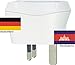 Produktbild Design Reisestecker Adapter Kambodscha auf Deutschland, Schukostecker 230V, Umwandlungsstecker KH-D