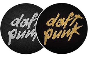 slipmat-Factory Daft Punk Lot de 2 tapis de feutrine