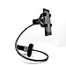 Produktbild LIUYU Handy-Halter, Universal-Telefonhalter Clip Lazy Bracket Flexible Schwanenhals-Clamp Lange Arms Mount für Fit auf Desktop-Bett Mobile Stand für Schlafzimmer, Büro, Badezimmer, Küche, etc.,Schwar