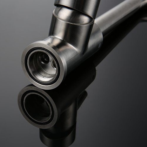 Kinse SUS304 Mischbatterie 360°Drehbar aus Edelstahl mit ABS Bubbler - 3