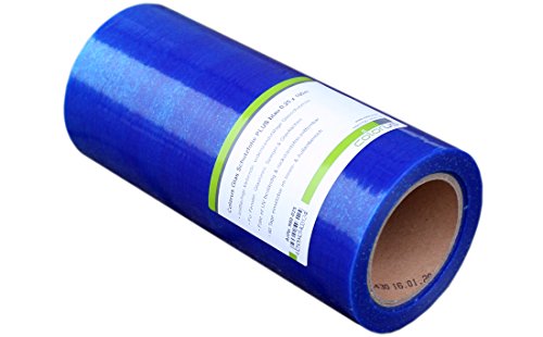 Colorus Glas Schutzfolie PROFI blau selbstklebend 25 cm x 100 m - Fenster Schutz Folie - Glasschutzfolie - PREMIUM Oberflächen Abdeck Schutz Folie