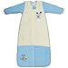 Blue & Cream Patch Puppy Baby Sleeping Bag with long removable sleeves By The Dream Bag 2.5 tog OR 3.5 tog 0-6, 6-18, 18-36 months, 3-6 Years (18-36 Months - 3.5 Tog)