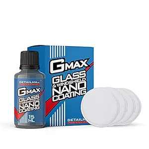 Detailmax Gmax Glass & Windshield Nano Coating (15 Ml, Multicolor)