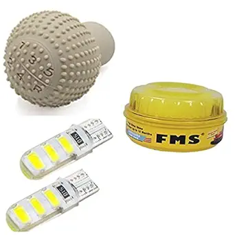 Fms carnauba wax polish 220gram + Beige gear knob + T10 parking led 2 pcs
