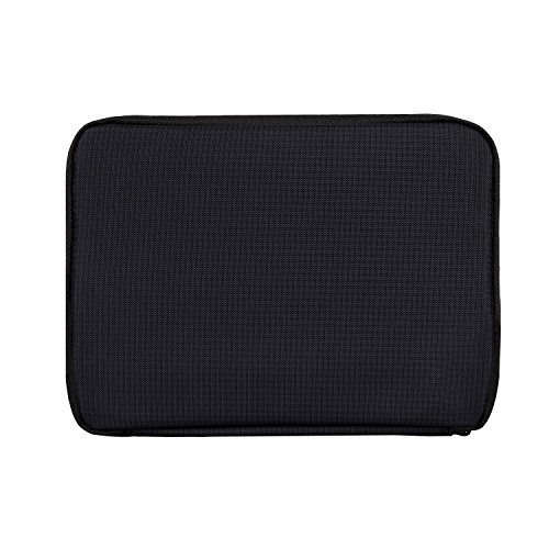 BUBM Tragbare Tasche Universale Elektronische Zubehöre Reisetasche Organiser Tasche mit Kabelbinder für Ipad Mini (Schwarz) - 3