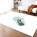 Produktbild MATGHN Zeitgenössische Teppiche Moderne 3D Super Soft Polyester Teppich Wohnzimmer Schlafzimmer Boden Fußmatte,I,160x120cm