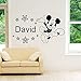 Produktbild wandaufkleber baum kinderzimmer Personalisierter Name mit Sternen Jungen Pegatina Kinderzimmer Dekor Mickey Mouse