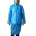 Produktbild sourcing map Erwachsene Einzel Breasted Kunststoff Regenjacke Poncho Blau DE de