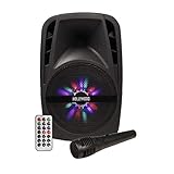 ✓ Lieferumfang: Soundsystem, Mikrofon, Fernbedienung, Netzteil, Anleitung *Abmessungen Paket (B x H x T): 220 x 270 x 455 mm