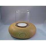 Windlicht Teelicht Kerzenhalter aus Kastanie mit Teelicht Geschenkidee