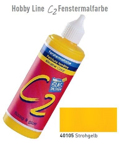 C.KREUL Window Color Hobby Line C2, 125 ml, strohgelb 40105