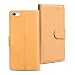 Produktbild iPhone 6s Plus, 6 Plus Bookstyle Hülle, Conie Mobile PU Leder Schutzhülle Handytasche Bookcase Tasche Premium Klapphülle in Creme