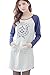 Bearsland Women's Breastfeeding Nursing Long Style Tops Blue UK Size 12-14