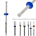 CRYSTALUM® Ceramic Nail Drill Bit Cuticle/Undernail Ball End Electric Rotary Nail File (Medium)