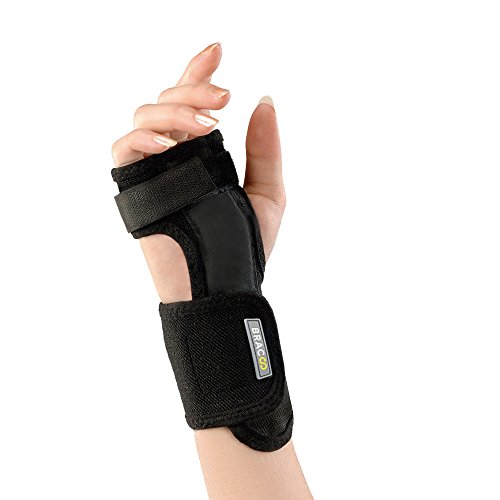 Bracoo WP30 Wrist Brace 1.0, Breathable Lightweight Support with Contoured Splint - Relieves Joint Pain, RSI, Carpal Tunnel Syndrome - Fits Right and Left Hand