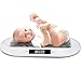 Monzana® Babywaage Waage Digitalwaage Baby 20kg/10g Kinderwaage inkl. Batterien ✔55x32x4cm ✔Abschalt- +Tarierfunktion ✔LED-Anzeige ✔flach