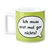 Produktbild Sheepworld Wortheld Tasse Ich Muss Erstmal Gar Nic