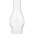 Toddmomy 1pc Clear Crimp Top Chimney Oil Lamp Globe Replacement Kerosene Lamp Chimney Glass for Vintage and Restoration of Antique Oil and Kerosene Lamps
