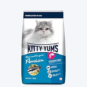 Kitty Yums Dry Persian Cat Food - Ocean Fish - 3Kg