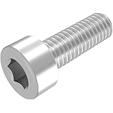 SECCARO 20 x M2 x 6mm Stainless Steel V2A VA A2 Cylinder Screws DIN 912 / ISO 4762 Hex Socket Full Thread