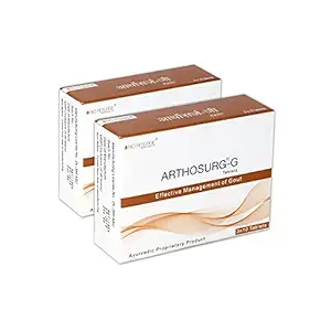 Bio Resurge Life Arthosurg-G For Effective Management of Gout | Ayurvedic Medicine for Gout| Arthritis, Bone & Joint Wellness | Reduces pain and inflammation