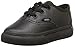 Vans T Authentic Leather, Unisex Babies' Walking Baby Shoes, Black (leather/black/black), 5 UK (21.5 EU)