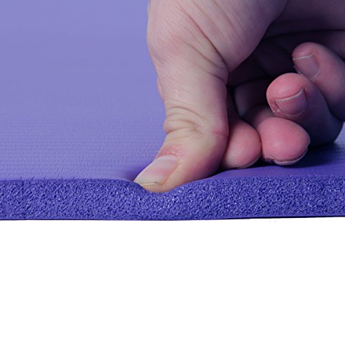 Powrx Gymnastikmatte Trainingsmatte Pilatesmatte Yogamatte Phthalatfrei 190 x 60 x 1.5 cm oder 190 x 100 x 1.5 cm | verschiedenen Farben | inkl. Trageband - 6