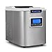 Produktbild Klarstein Icemeister Eiswürfelmaschine Eiswürfelbereiter (Timer, 3 einstellbare Eiswürfelgrößen, 12 kg Eis am Tag, Eiswürfel in 15 Minuten) silber-weiß