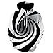 Produktbild BaZhaHei Unisex 3D Druck Hoodie Kapuzenpullover Langarm Sweatshirt Kapuzenjacke Mit Taschen Tops Fashion Hoodie Pullover Kapuzenpulli Sweatshirt Kapuzenjacke