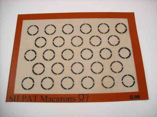 Macaron Backmatte, Silpatmatte 375x275 mm, 28-tlg.