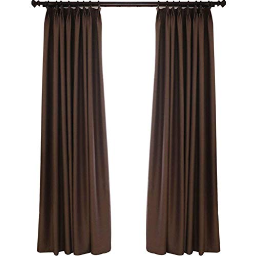 Blackout Curtains Drape Thermal insulated Soundproof Simple modern Guest Hall bedroom Balcony Thick Bay windows Readymade curtain Set of 1 panels-B 200x200cm(79x79inch)