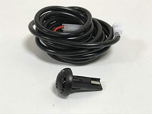 Alde - Sensor de temperatura ambiente (Talla Única/Negro)