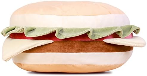 POPRY Creative Burger funny pillow doll simulation plush toys spoof napping pillow pillow men and women birthday gift