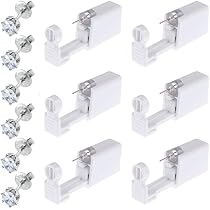 2 PZ Monouso Orecchio Piercing Al Naso GUN PISTOLA STRUMENTO KIT