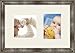 Produktbild Bilderrahmen multivues Silver Grey 1 foto(s) 16x16 and 1 foto(s) 13x18 Passepartout, Wand Bilderrahmen 42x28 cm Silber Elegante, 3.3 cm breiten Holzleisten