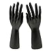 Produktbild perfk 1 Paar-Set Männlich Dekohand Schmuckhand Schmuckhalter Ringhalter Schaufensterpuppe Hand Modell Hand - Schwarz