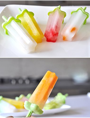 Joyoldelf 6-er Set Eis am Stiel aus Silikon,Eis Forme für Kinder und Erwachsene,ohne BPA - 3
