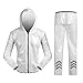 Produktbild Dailyinshop Tragbares Fahrrad Radfahren Haut Jacke Regen Mantel Anzug Winddicht Wasserdicht Anzug (Farbe: Weiß)