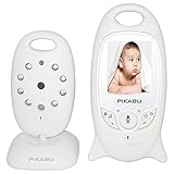 Pikabu – Schnurloser Digitales Babyphone 2″ LCD Farbmonitor + Kamera Video, 2-wegiger Ton, Infrarot Nachtsicht und 8 Schlaflieder (Deutsch Handbuch) CE Sicherheits-Zertifikate - 4