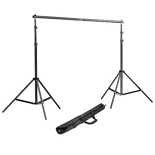 Neewer® Ajustable Mini Luz Soporte Kit, incluye: (2) 7 pies/200 cm foto estudio luz soportes sistema de soporte de fondo para fotografía Stands + Cruz Bar brazo soporte + Oxford Bolsa de transporte portátil para Video, Retrato, Fotografía y Producto