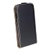 Produktbild Handy Flip Case schwarz für "HTC One M10" Schutz Hülle Tasche Schale Etui Cover mit integrierter Silikonhülle