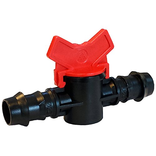 Absperrhahn für 20mm Schlauch, Ventil, Regler, 3/4 Zoll, regelbar, Sperrventil, Garten Wasser - 2