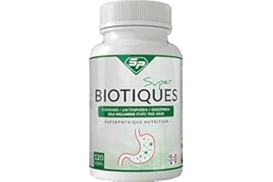SUPER PRÉ et PRO-BIOTIQUES 5 SOUCHES • 20,6 milliards d'UFC • LACTOSPORE® et DIGEZYME® • Made in France • Pour 2 MOIS • SuperPhysique Nutrition