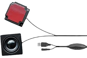 Doxiuyo Monitor da Scrivania Esterno con Altoparlanti Nascosti, Kit per Altoparlanti USB Mini Surround Nascosti Fai-da-Te per Computer.