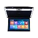 Produktbild Hahaiyu 12-Zoll-Android-Auto-Flip-Down-Monitor, Spieler-Handy-Spiegel-Verbindungsunterstützung des Auto-Mp5 USB, TF, Mini-HDMI, FM, IR, Bluetooth-Verbindung 4K-Handyverbindung,Black