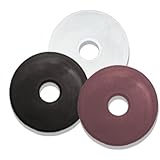 Cheek Guards (biscuits) Rubber Pair, Colour: Brown (Gummigebissscheiben, Braun)