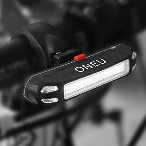 ONEU Fahrradbeleuchtung, Frontlicht, 100 Lm Wiederaufladbare LED Wasserdicht Sport Fahrradlicht 3-Modus - 5