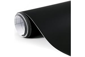 BangShou Autocollant Fibre de Carbone de Vinyle, Film Autocollant de Voiture Adhésif, DIY Décoration Film pour Intérieurs,Motos Et Meubles (Mat)