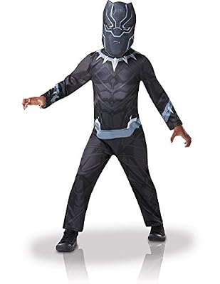 Rubies Costume Co Rubie's-déguisement officiel - Rubie's-Luxe Black Panther Déguisement, Garçon- Taille M- I-640909M , 5 - 6 ans