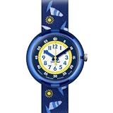 Flik Flak Jungen-Armbanduhr Analog Quarz One Size, blau, blau